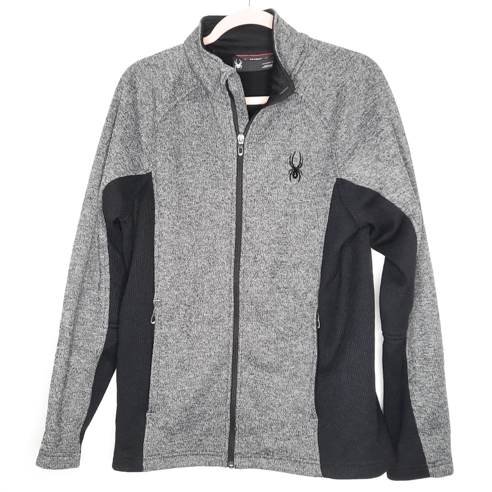 Spyder Gray Zip Jacket M